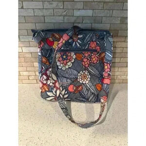 Vera Bradley‎ Womans Crossbody Bag Tropical Evening Quilted Cotton b12